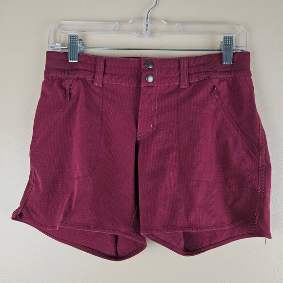 Kuhl Pants - Kuhl Shorts Womens Maroon Stretch Hiking Size 2